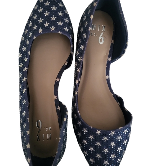 Mix No. 6 D'orsay -  Color: Blue & Silver - Size: 8 - Picture 6 of 7